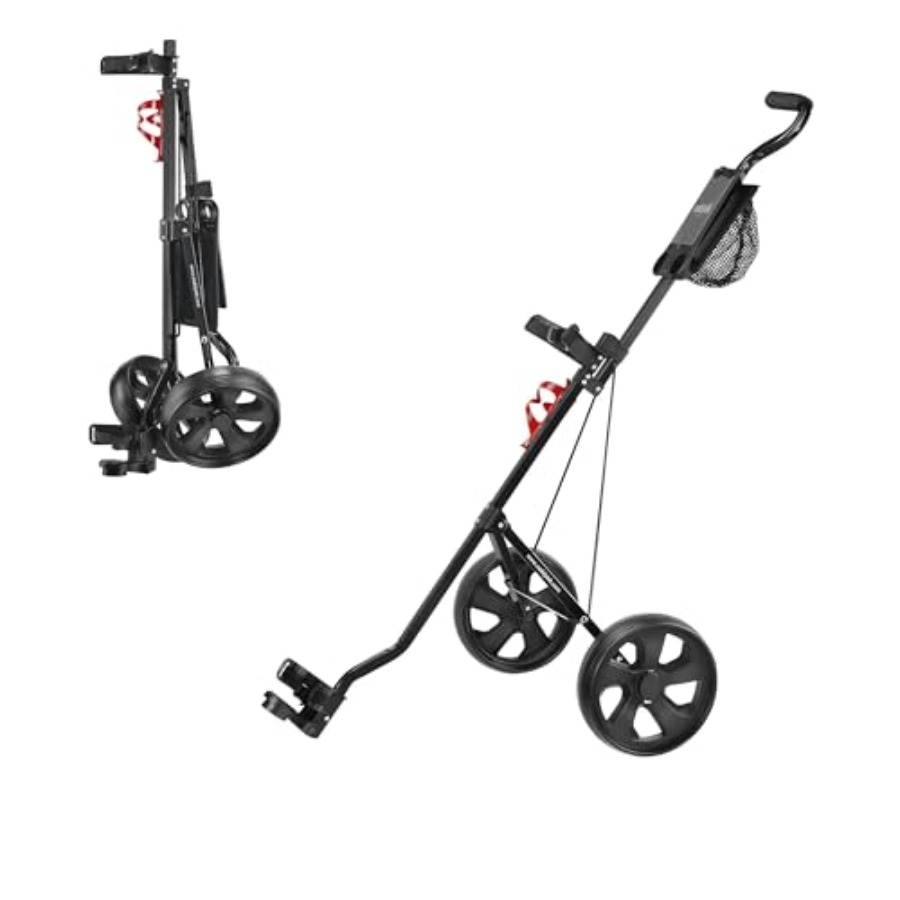 Pull Cart Fold - CaddyLite 5.8 Deluxe Golf Pull Cart