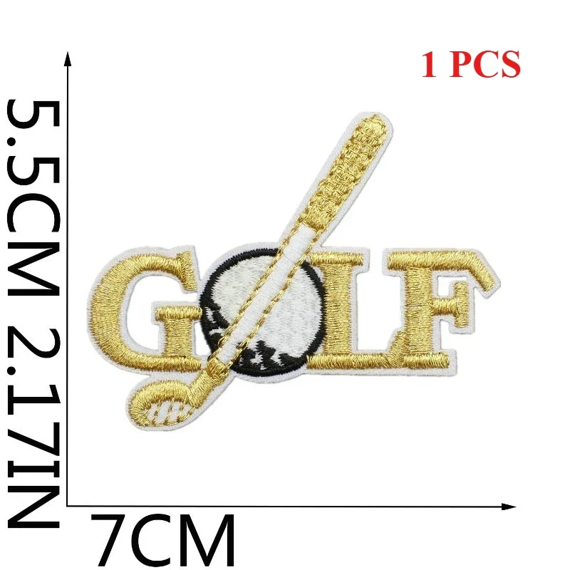 Golf Equipment Bag - Sports Ball Embroidery Cloth Sticker Golf