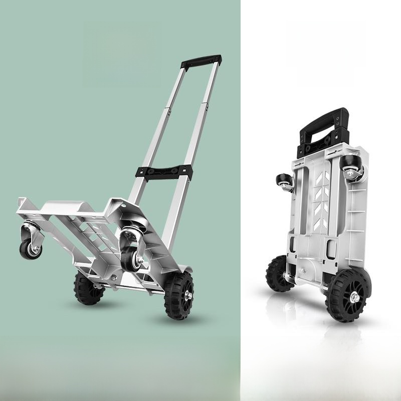Pull Cart Fold - Portable Folding Aluminum Alloy Lightweight op