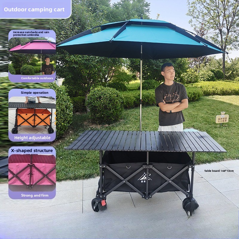 Car folding camping Lifting ta - Pull Cart Fold reseña y precio