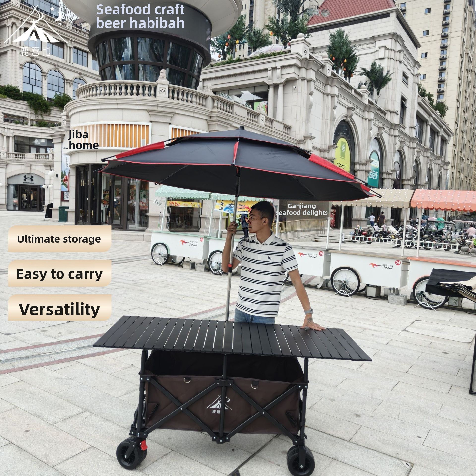 Car folding camping Lifting ta - Pull Cart Fold reseña y precio