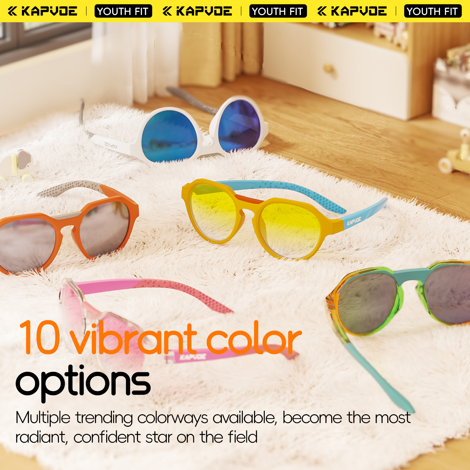KAPVOE Children Glasses Sports - Golf Equipment Kids reseña y precio