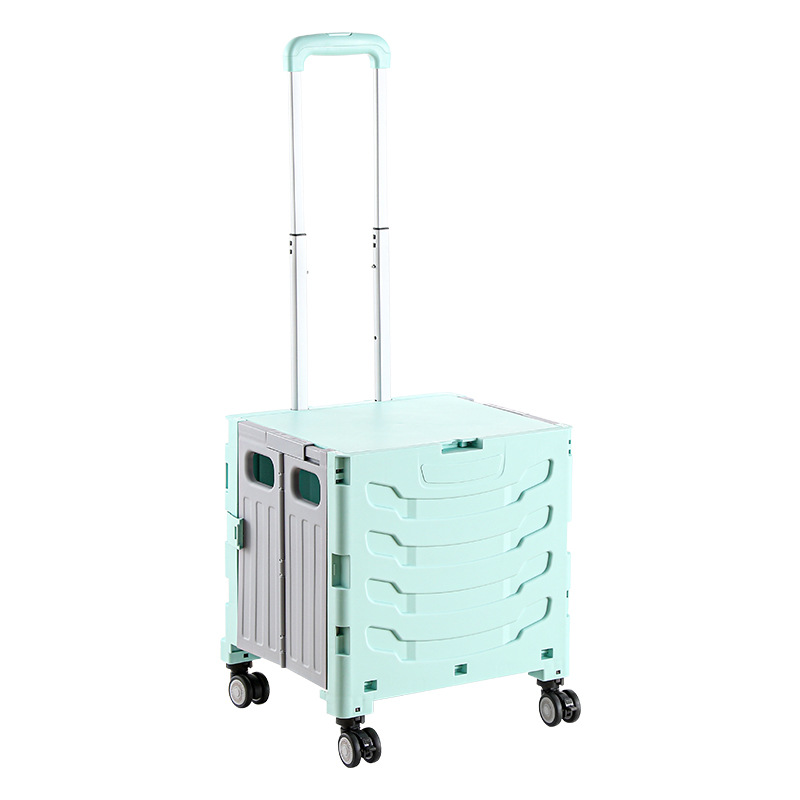 5S Quick Folding Shopping Trol - Pull Cart Fold reseña y precio