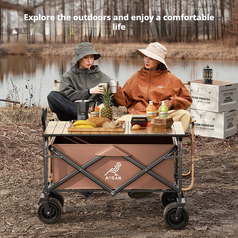 Portable Folding Camping Troll - Pull Cart Fold reseña y precio