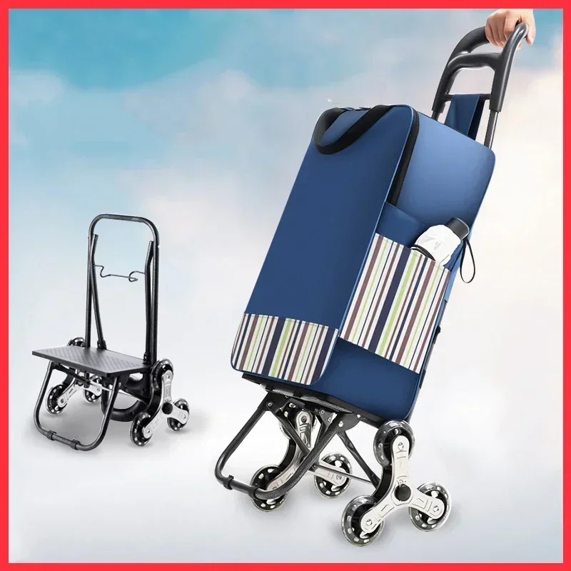 ZEXEF 1PC Light Grocery Shoppi - Pull Cart Fold reseña y precio