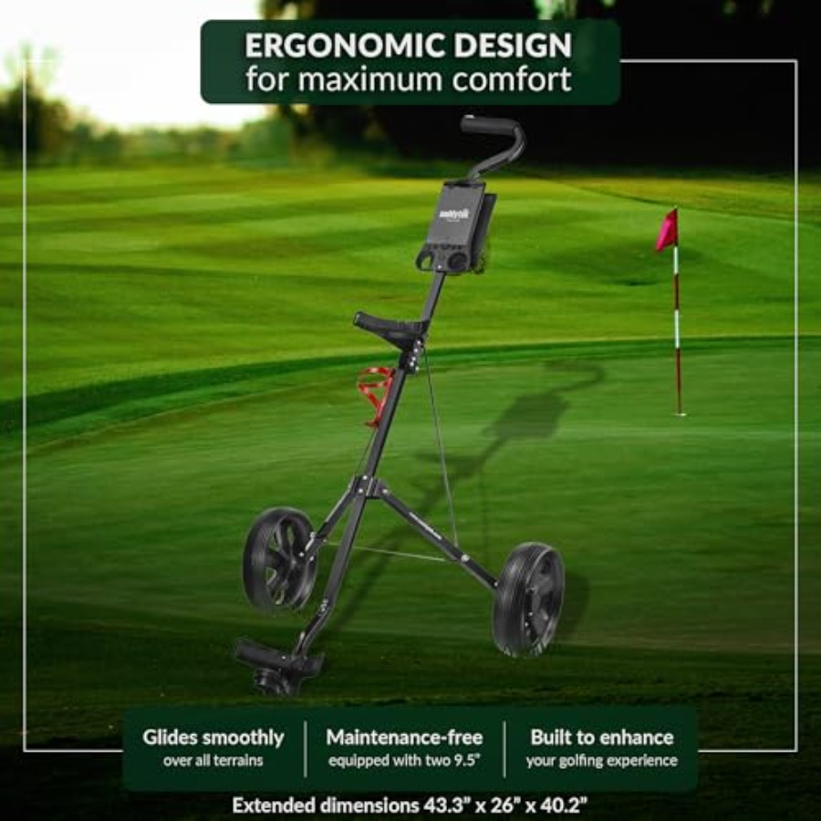 CaddyLite 5.8 Deluxe Golf Pull - Pull Cart Fold reseña y precio