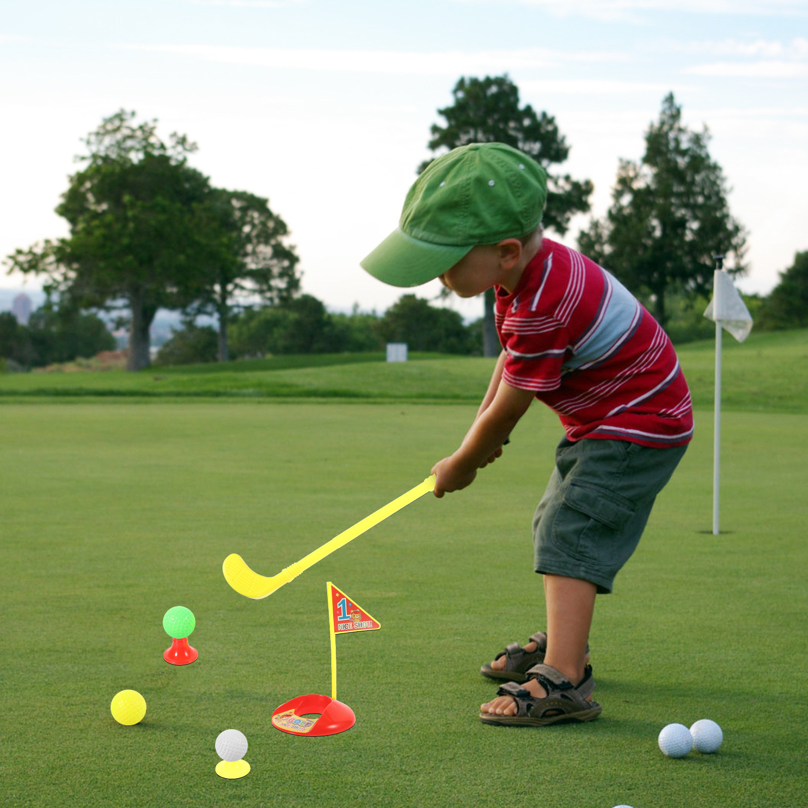 1Set Educational Kids Golf Spo - Golf Equipment Kids reseña y precio