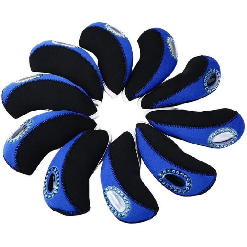 Golf Iron Covers Set for Club  - Golf Equipment Kit reseña y precio