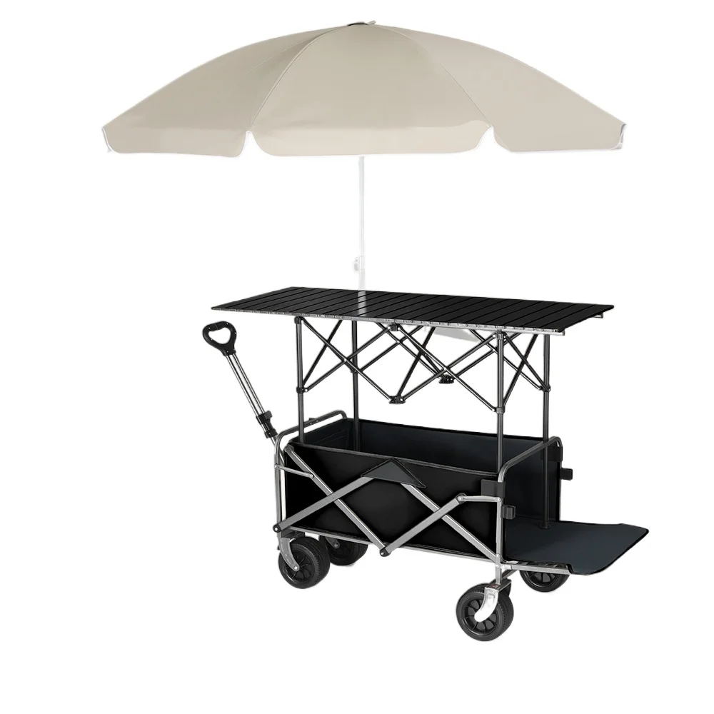Stall trolley camper parasol l - Pull Cart Fold reseña y precio