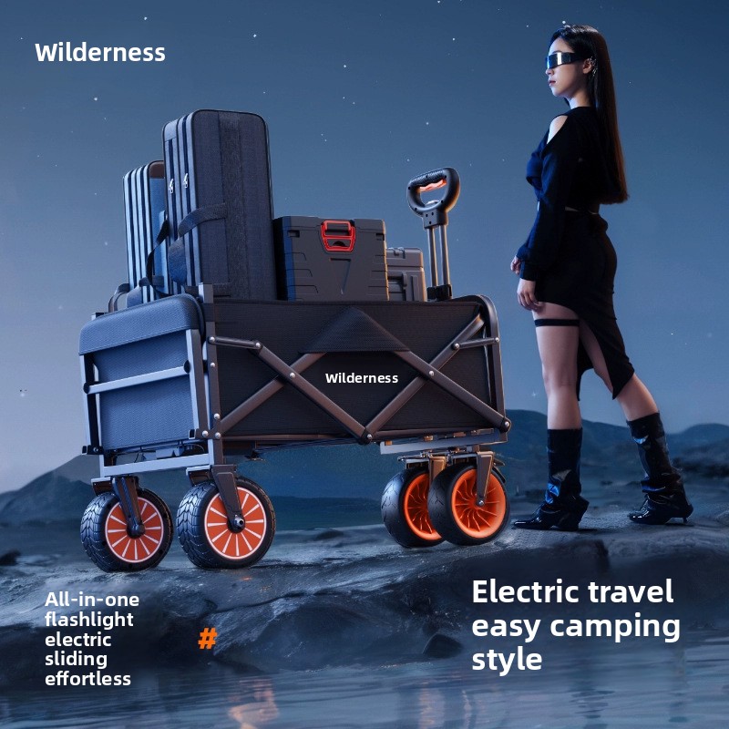 Electric Camper Outdoor Campin - Pull Cart Fold reseña y precio
