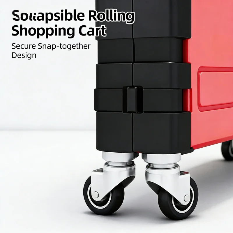 Black Red 75L Collapsible Trol - Pull Cart Fold reseña y precio