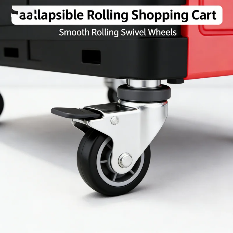 Black Red 75L Collapsible Trol - Pull Cart Fold reseña y precio