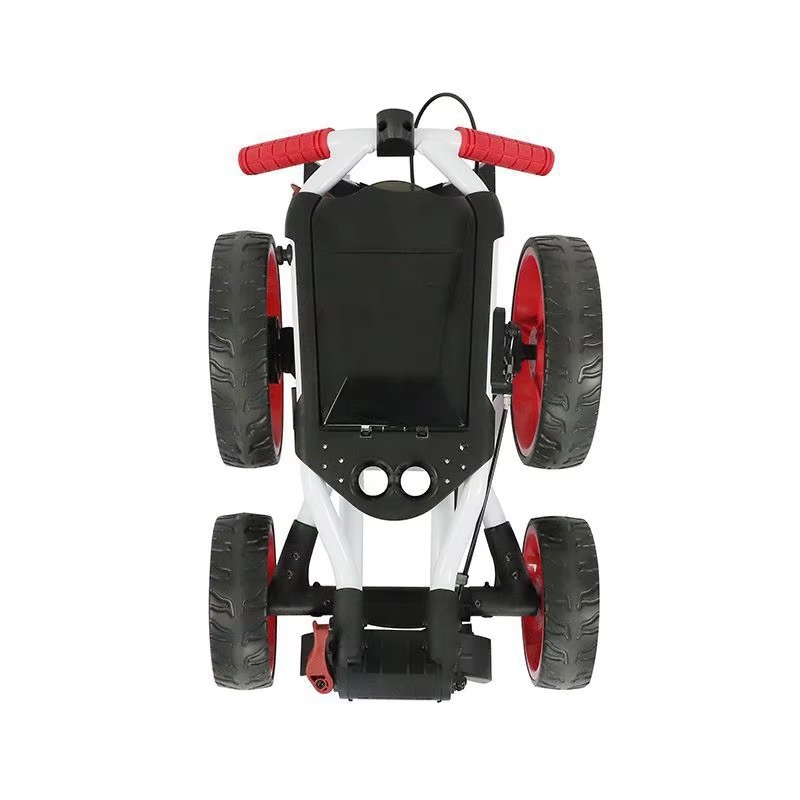 Golf Push Cart 4 Wheel Sturdy  - Pull Cart Fold reseña y precio