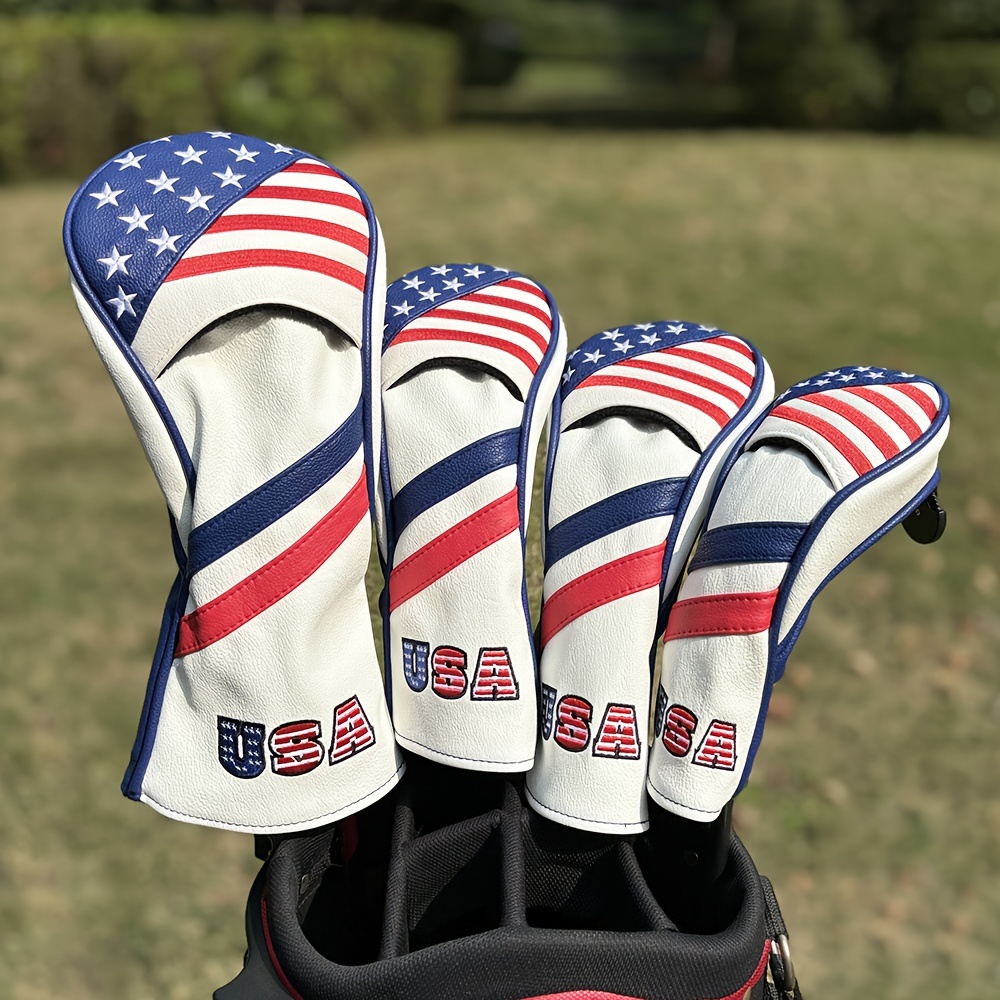 Patriotic Golf Club Head Cover - Golf Equipment Kit reseña y precio