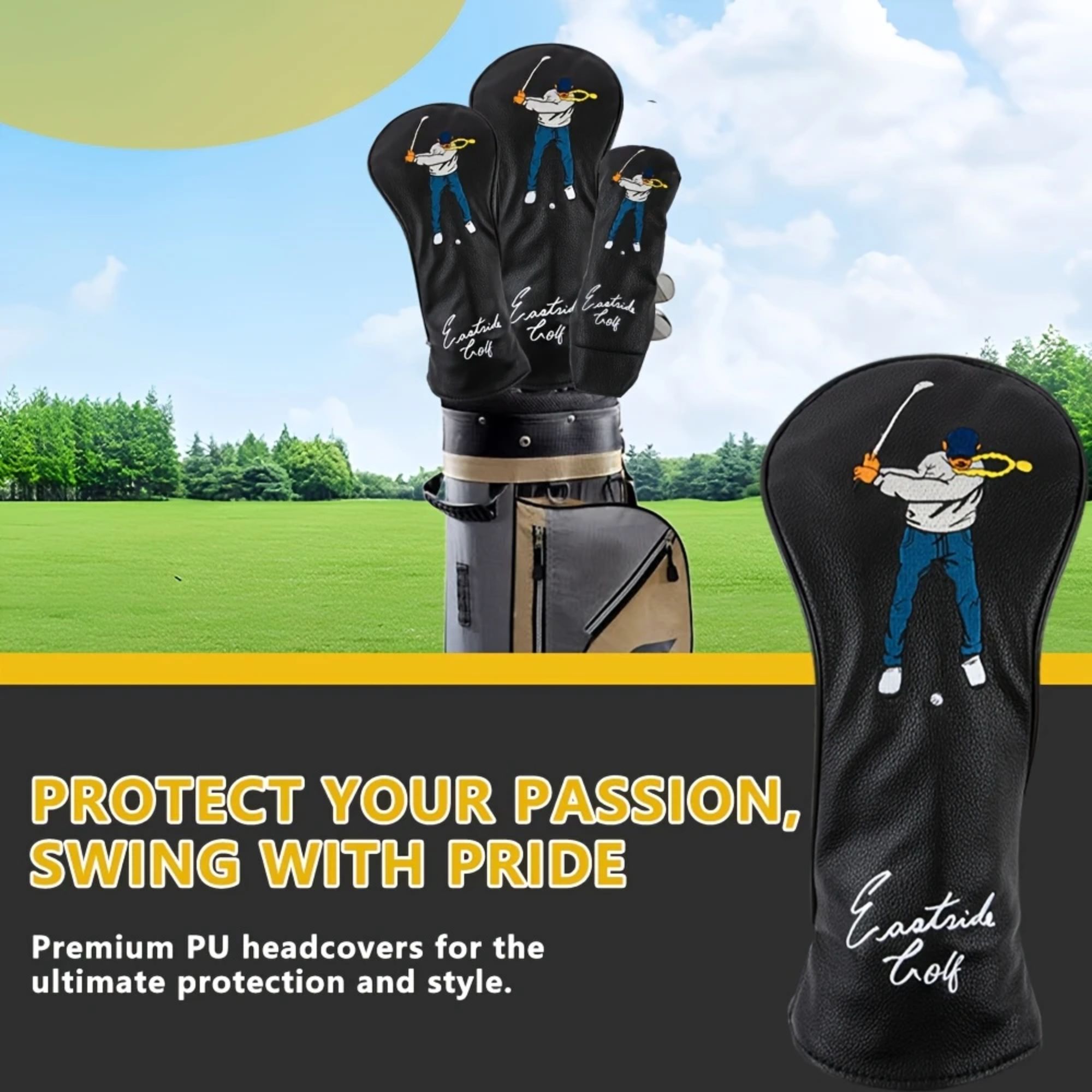 Golf Club Head Cover Durable S - Golf Equipment Bag reseña y precio