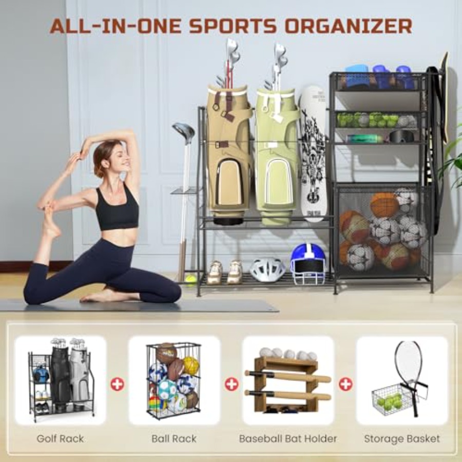 Garage Sports Equipment Organi - Golf Equipment Bag reseña y precio