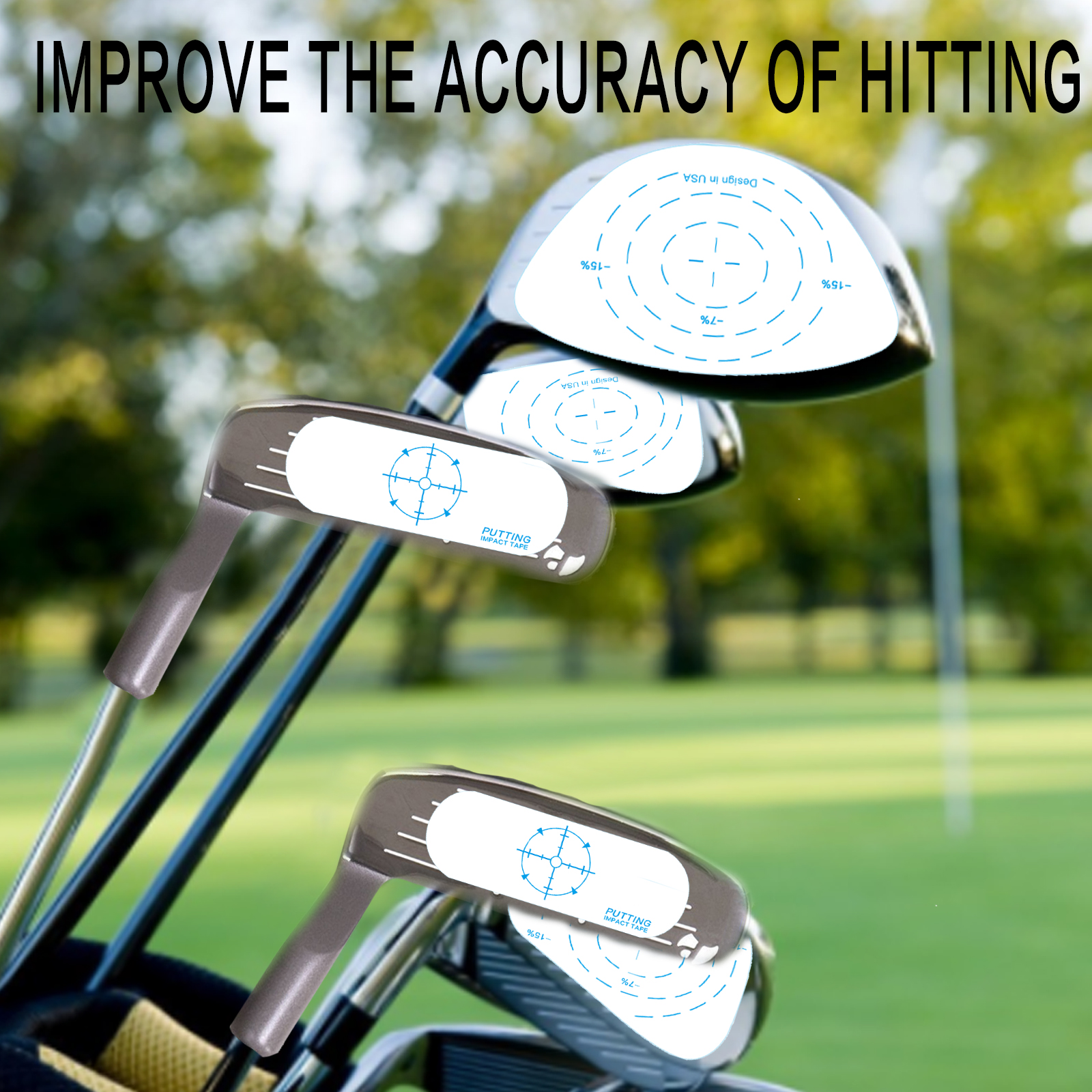 Golf Impact Tape 150Pcs Value  - Golf Equipment Kit reseña y precio