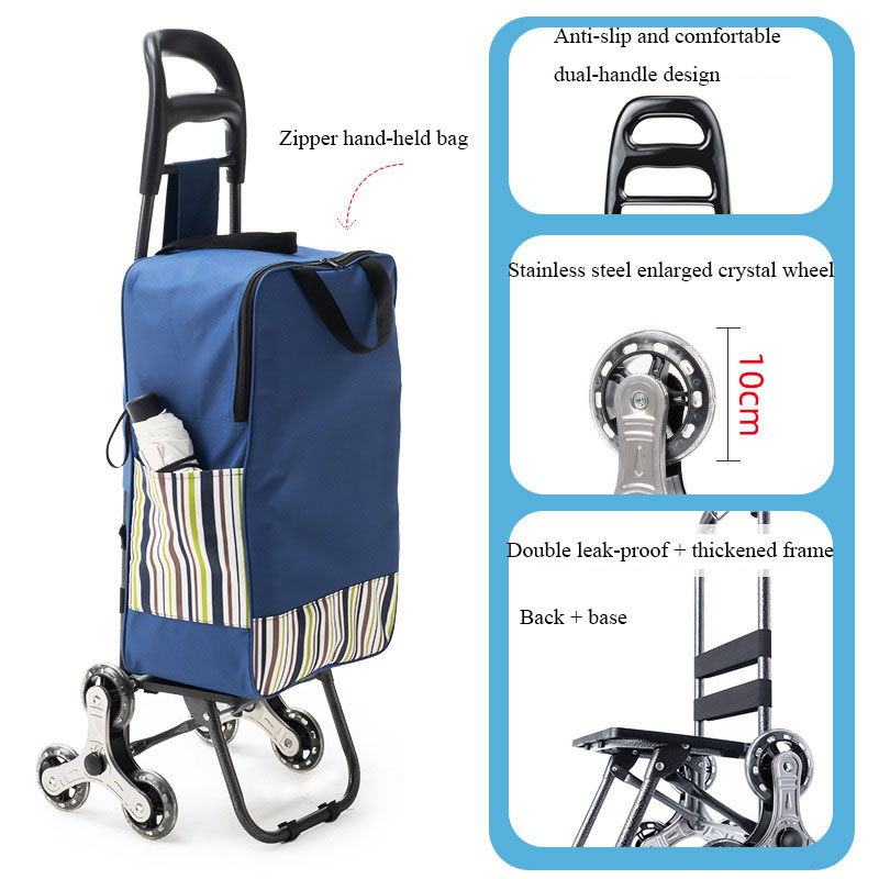 35L Large Capacity Hand-Pulled - Pull Cart Fold reseña y precio