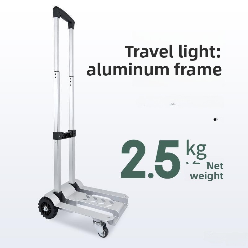 Portable Folding Aluminum Allo - Pull Cart Fold reseña y precio